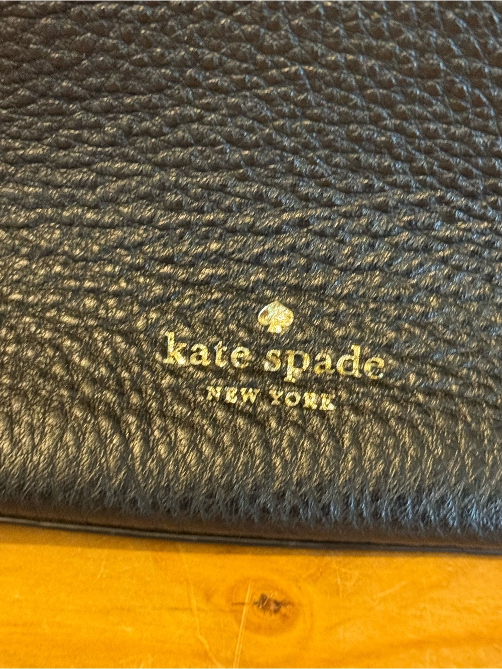 Kate Spade Black Pebbled Leather Shoulder Bag - Picture 2 of 5